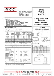ER1Y datasheet pdf Micro Commercial Components