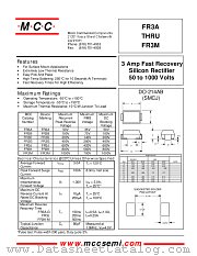 FR3M datasheet pdf Micro Commercial Components
