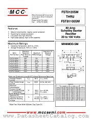 FST8120SM datasheet pdf Micro Commercial Components