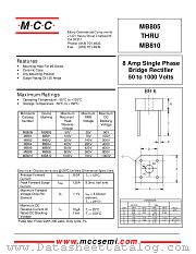 MB88 datasheet pdf Micro Commercial Components