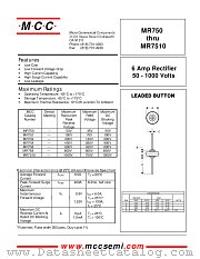 MR750 datasheet pdf Micro Commercial Components