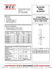 RL201GP datasheet pdf Micro Commercial Components