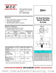 SD41 datasheet pdf Micro Commercial Components