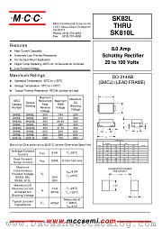 SK86L datasheet pdf Micro Commercial Components