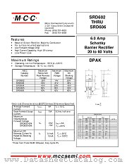 SRD603 datasheet pdf Micro Commercial Components