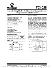 TC1028 datasheet pdf Microchip