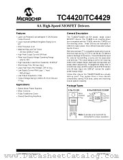 TC4420 datasheet pdf Microchip