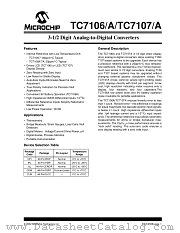 TC7107 datasheet pdf Microchip