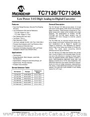 TC7136 datasheet pdf Microchip