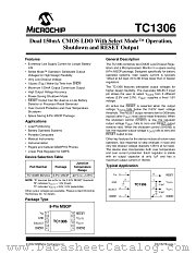 TC1306 datasheet pdf Microchip