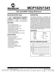 MCP1525 datasheet pdf Microchip