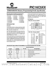 PIC16F57 datasheet pdf Microchip