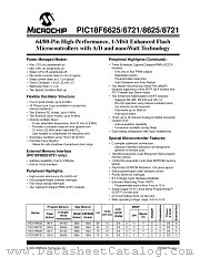 PIC18F6625 datasheet pdf Microchip