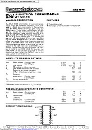 MMC4048 datasheet pdf Microelectronica