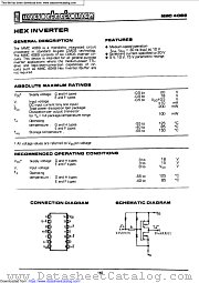 MMC4069 datasheet pdf Microelectronica