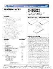 MT28F400B5 datasheet pdf Micron Technology