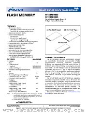 MT28F008B5 datasheet pdf Micron Technology