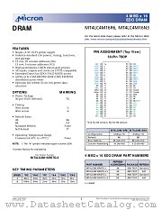 MT4LC4M16R6 datasheet pdf Micron Technology
