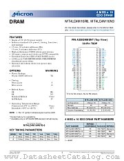 MT4LC4M16R6TG-5S datasheet pdf Micron Technology