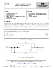 42118-018 datasheet pdf Micropac Industries