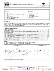 JANS4N48A datasheet pdf Micropac Industries