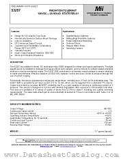 53257 datasheet pdf Micropac Industries