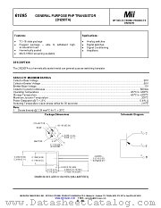 61095 datasheet pdf Micropac Industries
