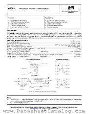 66088 datasheet pdf Micropac Industries
