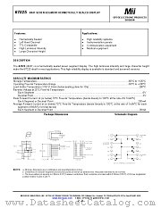 67025-003 datasheet pdf Micropac Industries