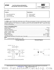67060-001 datasheet pdf Micropac Industries