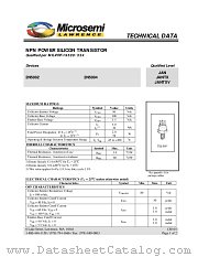 JAN2N5002 datasheet pdf Microsemi