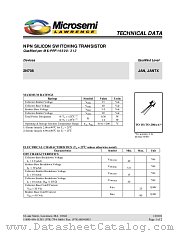 JANTX2N708 datasheet pdf Microsemi
