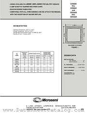 CD3A40 datasheet pdf Microsemi