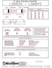 LSM840J datasheet pdf Microsemi