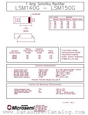 LSM140G datasheet pdf Microsemi