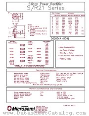 1N2252 datasheet pdf Microsemi