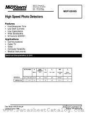 MXP1051 HS datasheet pdf Microsemi