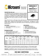 SMDA24C-7 datasheet pdf Microsemi
