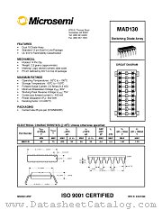 MAD103 datasheet pdf Microsemi