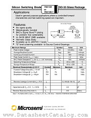 1N4148-1 datasheet pdf Microsemi