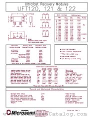 UFT12020 datasheet pdf Microsemi