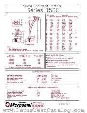150C80B datasheet pdf Microsemi