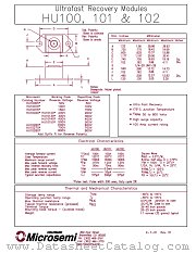 HU10130 datasheet pdf Microsemi