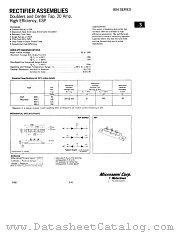 804-1D, 1N, 1P datasheet pdf Microsemi