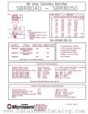 SBR8040R datasheet pdf Microsemi