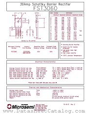 MBR3060WT datasheet pdf Microsemi