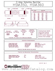 HSM360J datasheet pdf Microsemi