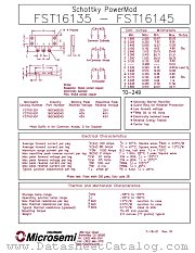 FST16140 datasheet pdf Microsemi