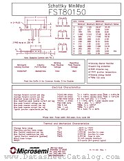 FST80150 datasheet pdf Microsemi