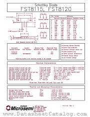 FST8115 datasheet pdf Microsemi